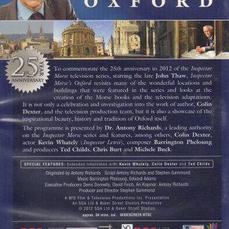 Inspector Morse's Oxford DVD - Baker Street Studios